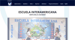 Desktop Screenshot of interschool.edu.sv