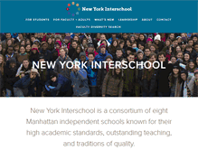 Tablet Screenshot of interschool.org